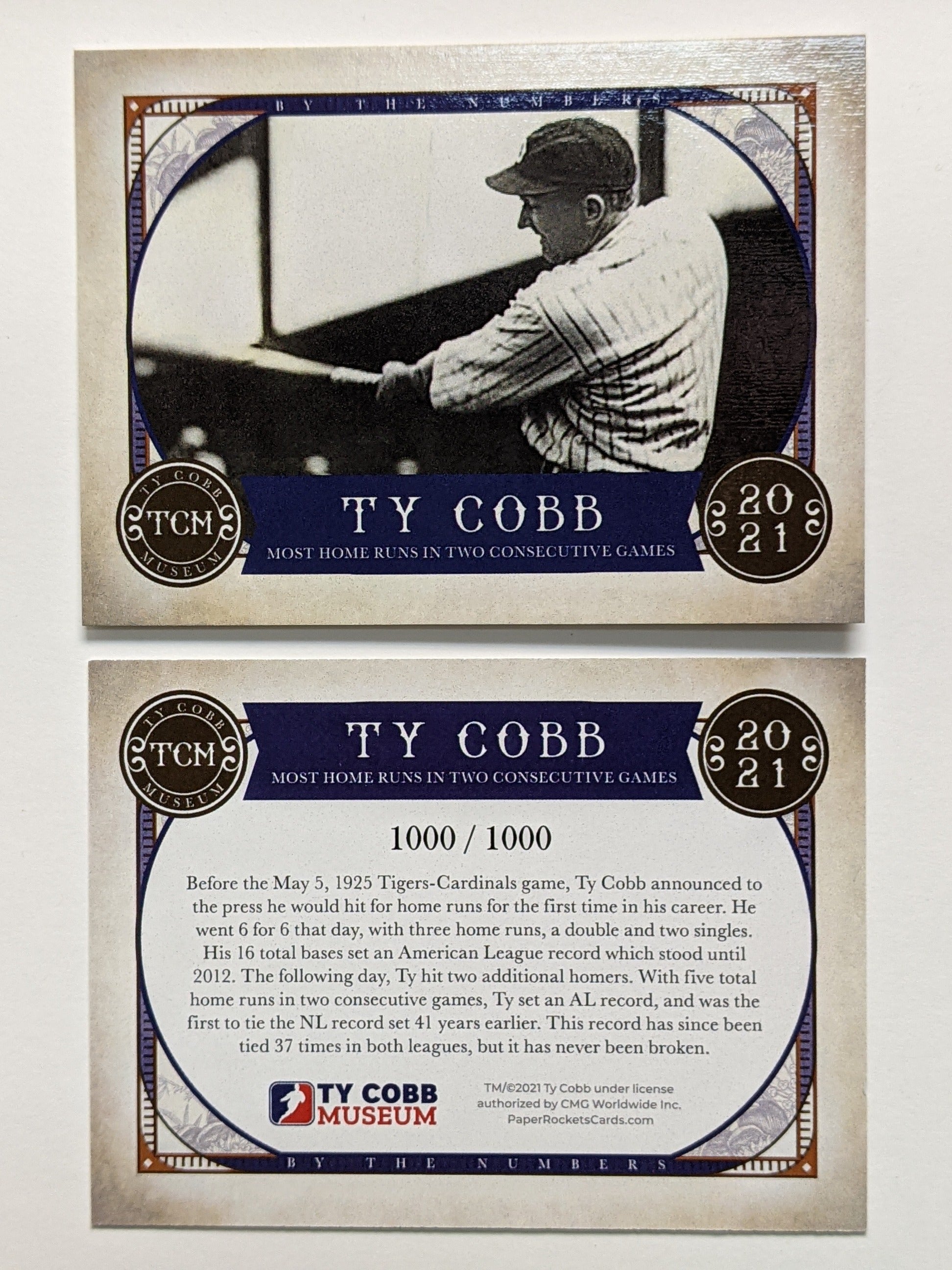 Baseball Cards - Ty Cobb Museum