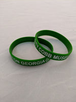 Ty Cobb Museum Green Silicone Bracelet